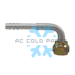 Fitting hembra o-ring A/C #12 5/8" 90º